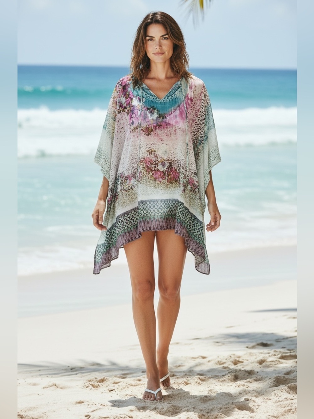 Jennifer Lopez Tunic/ Cover Up Top